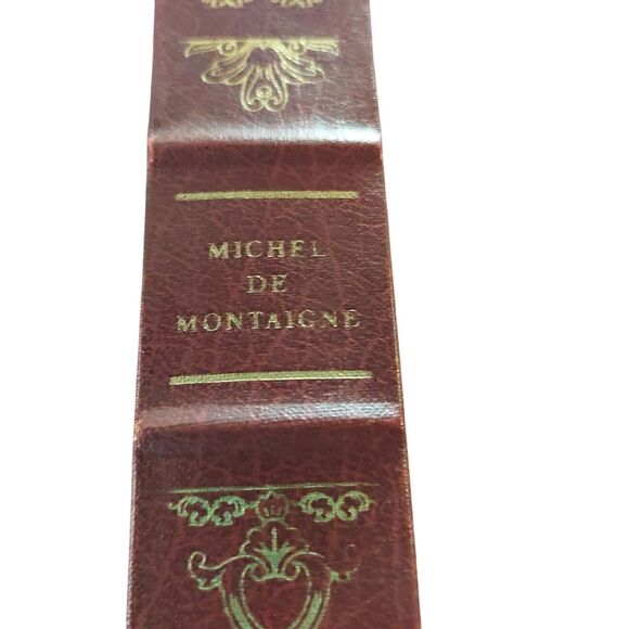 Selected Essays by Michel De Montaigne The Franklin Library Vintage 1982 - Picture 3 of 9